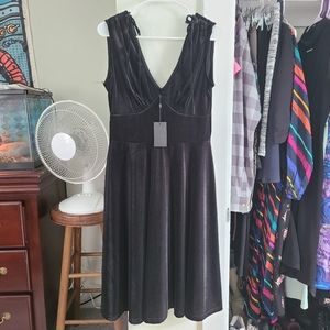 Hello Bunny Velvet Swing Dress